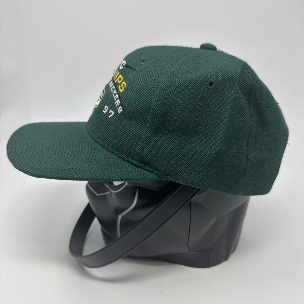 Vintage Green Bay Packers 1997 NFC‎ Champions Snapback Hat Cap Wool Blend